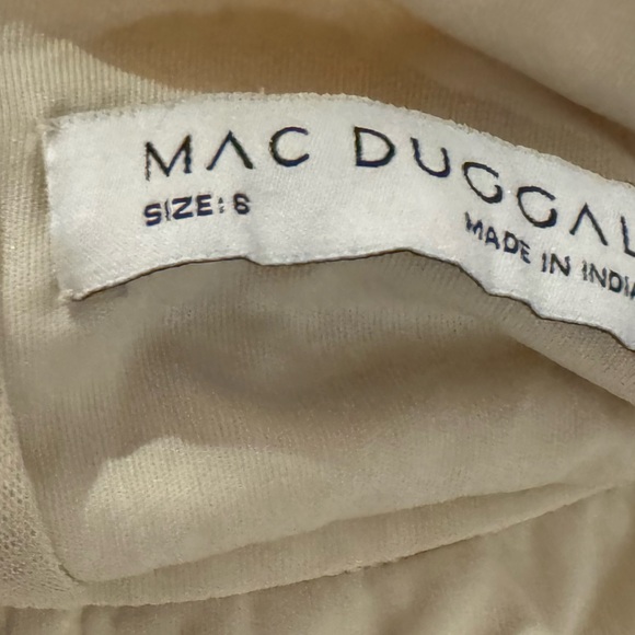 NWT Mac Duggal #5646 Embellished Butter Yellow Flutter Cap Sleeve A-Line Gown - Picture 7 of 11